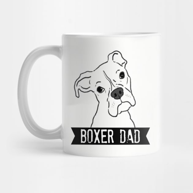 Boxer Dad, Boxer Daddy, Boxer Dog Lover by sockdogs